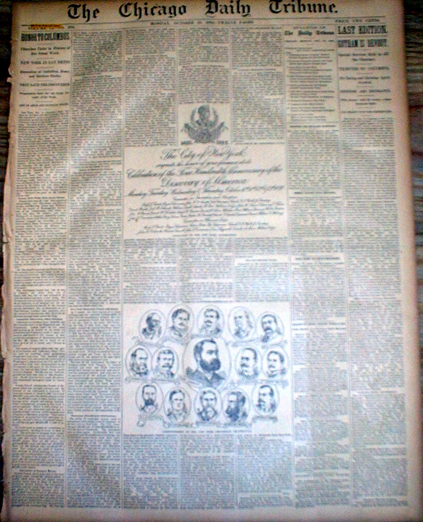 1892 newspaper Outlaw EMMETT DALTON Coffeyville KANSAS + NYC COLUMBUS